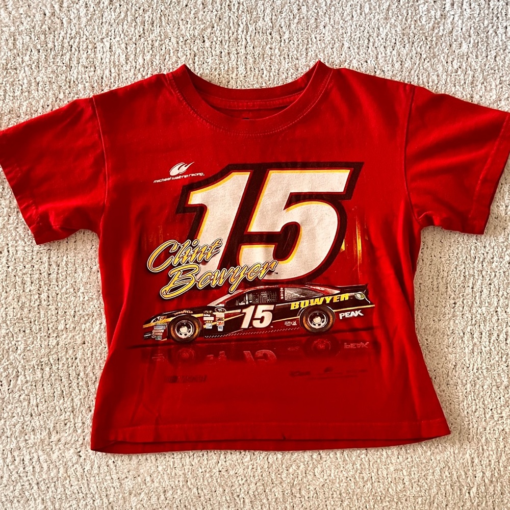 Red NASCAR Baby Tee